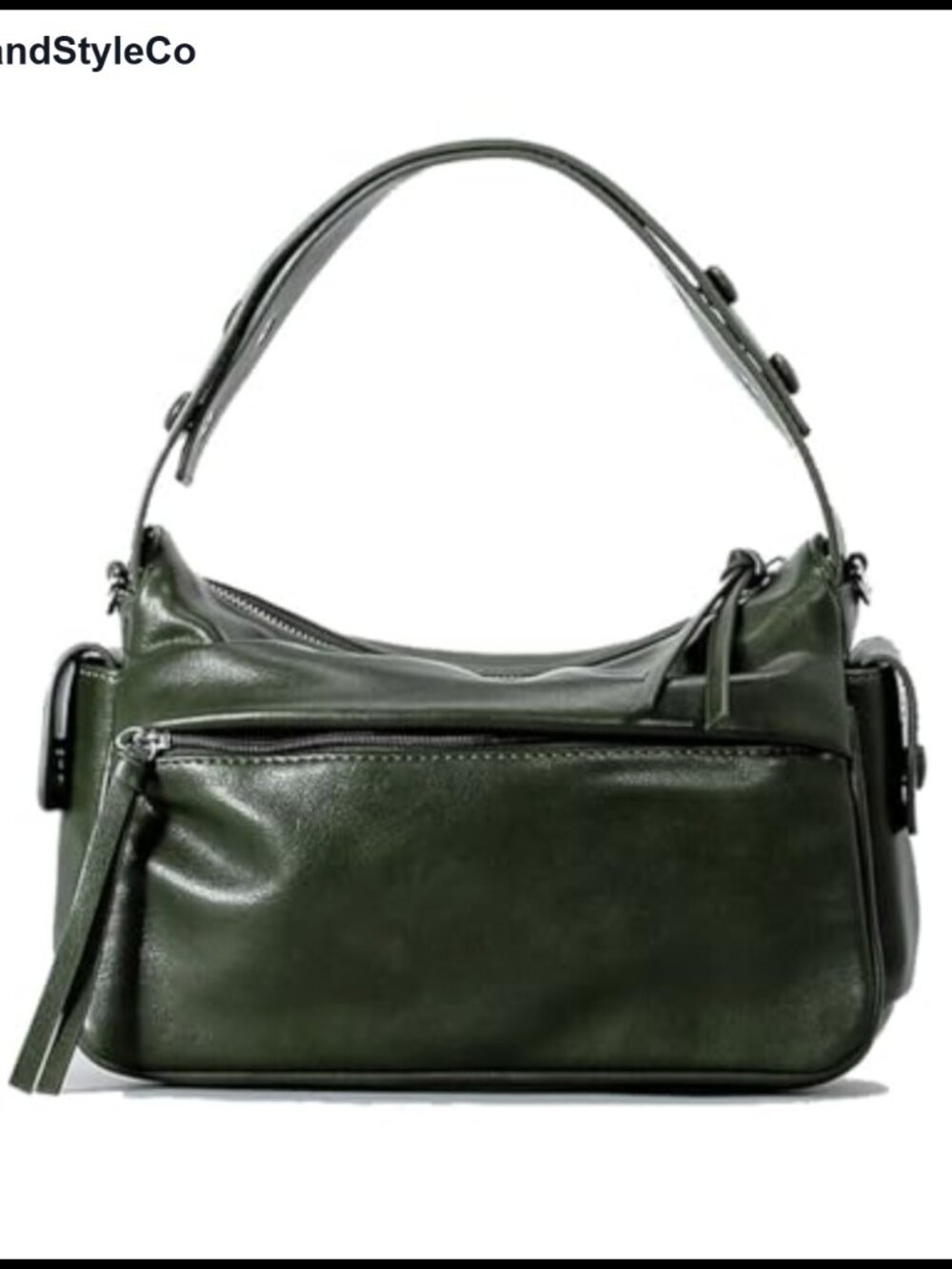 Faux Leather Satchel Crossbody Handbag Top Handle Purse
